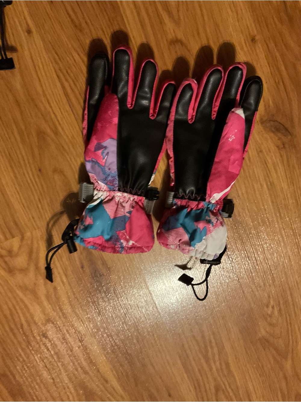 Waterproof Kids Ski Snow Gloves, 100G 3M Thinsulate Warm Winter Girls XS